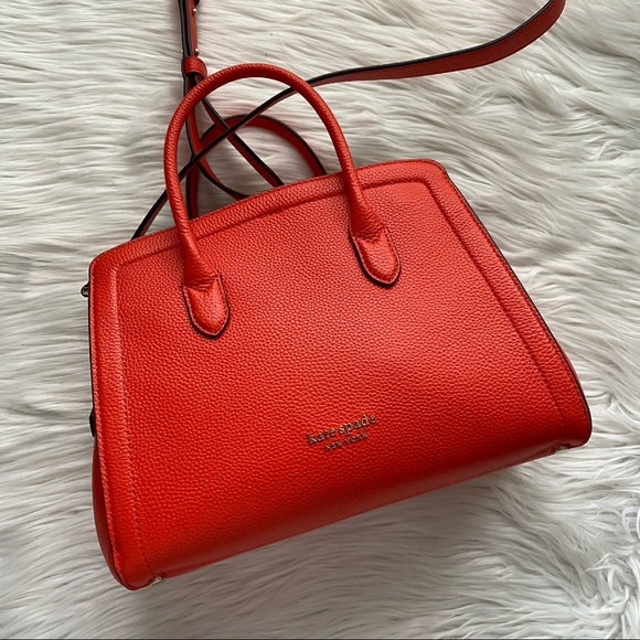 Kate Spade Knott Medium Satchel in Tamarillo - Picture 12 of 16